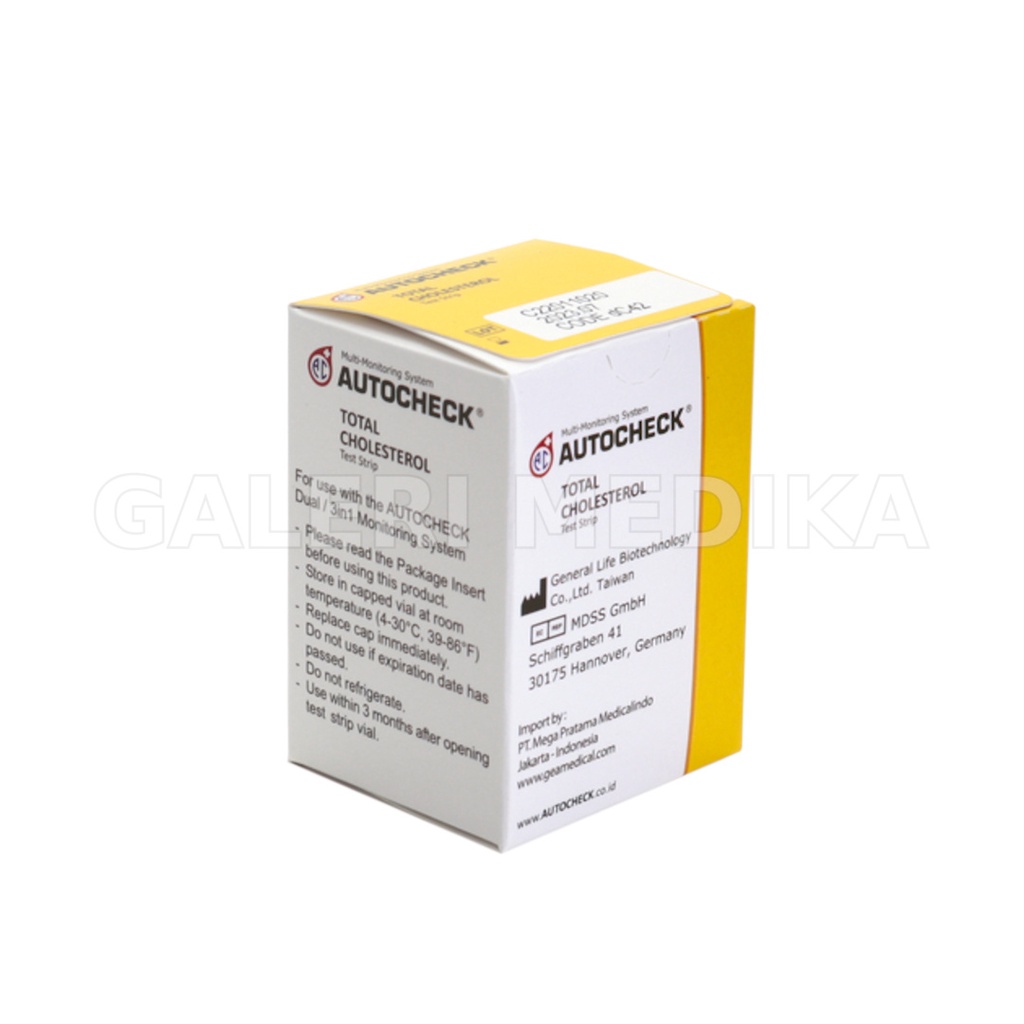 Autocheck Strip Kolesterol / Autocheck Strip Cholesterol / Autocheck Cholesterol Test Strips