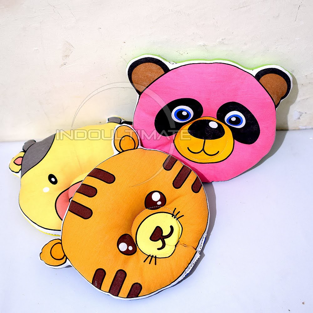 Bantal Kepala Bayi bergambar BABY LEON BY-99 Bantal Peyang Baby Pillow