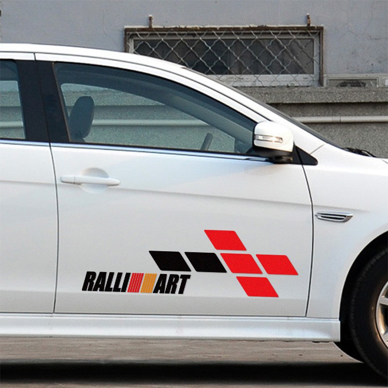 stiker sticker pintu mobil rallart keren