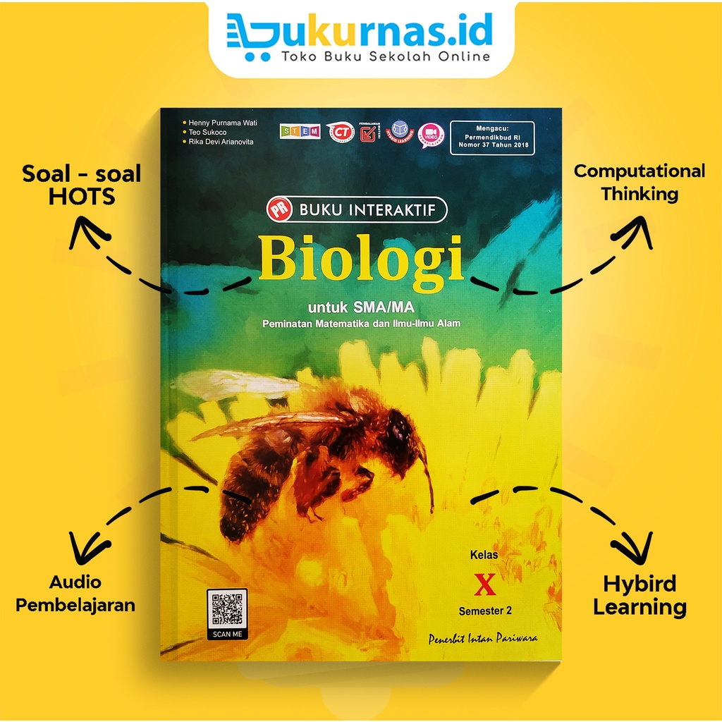 Buku PR Interaktif Biologi SMA/MA Kelas 10 Semester 2- Intan Pariwara-1