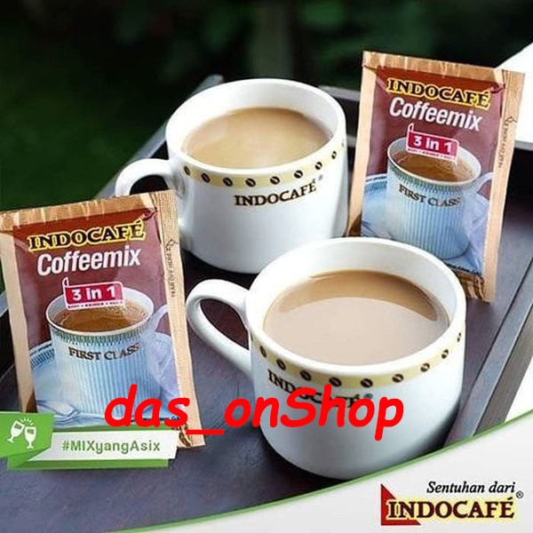 

Indocafe Coffeemix kopi mix 3in1 Kopi Krimer Renceng Sachet 20g 10pcs