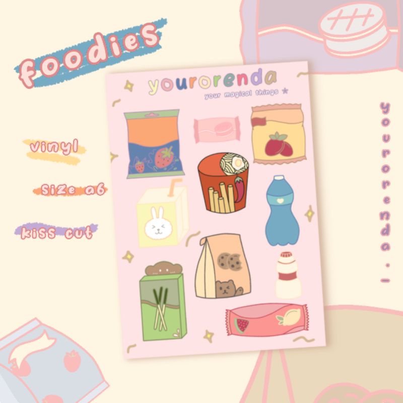 

FOODIES STICKER