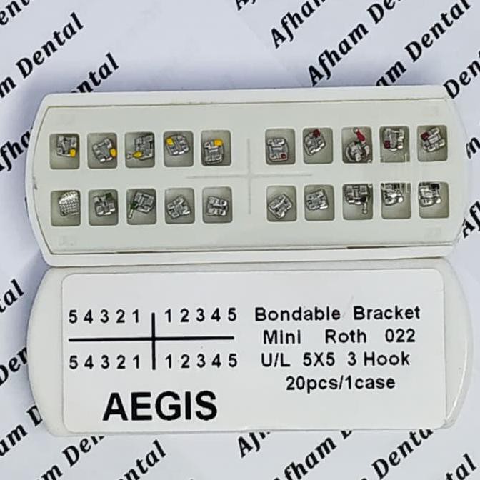 DENTAL BRACKET DTC AEGIS MINI ROOTH 022 3HOOK UP