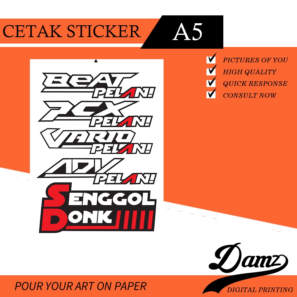 

STICKER MOTOR / MOBIL