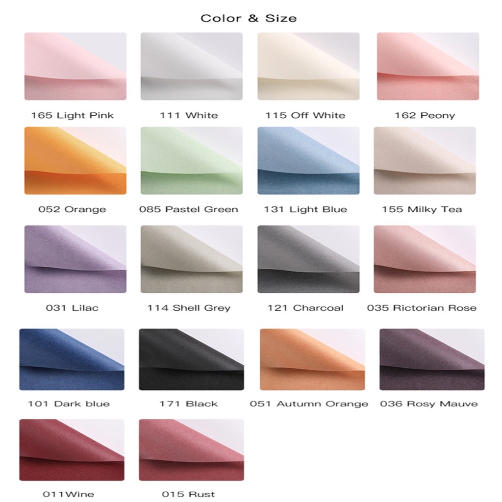 

Kertas Bunga Wrapping Paper (LEMBARAN; 58x58 cm) - Macaron Paper