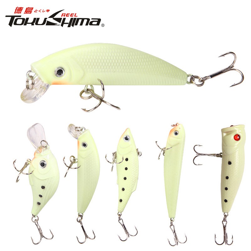 Umpan Mancing 17g/12cm Alat Pancing Murah luminous Jig relix nusantara Heavy Sinking Minnow Umpan Ikan Plastic Bait Umpan Pancing Umpan Pancing Buatan Alat Pancing Kail Pancing