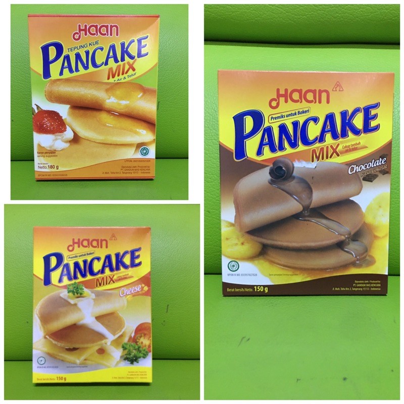 

Haan Tepung Kue Pancake Mix 180 Gram