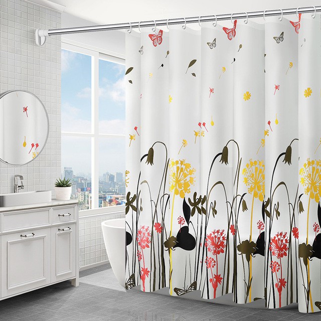 Tirai Kamar Mandi Premium Gorden Kamar Mandi Shower Curtain Motif Tirai Shower