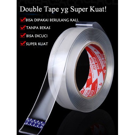 MM-135 Double Tape Super Kuat Serbaguna / Tape Super Kuat Multifungsi