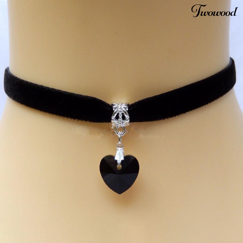 Kalung Choker Adjustable Bahan Kulit Imitasi Gaya Vintage Gothic Untuk Wanita