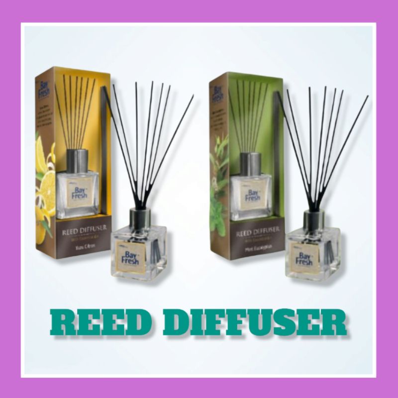 Bayfresh Reed Diffuser Mint Eucalyptus /Sakura Bloom/Yuzu Citron 30 ml Essential Pengharum Ruangan / Diffuser-1