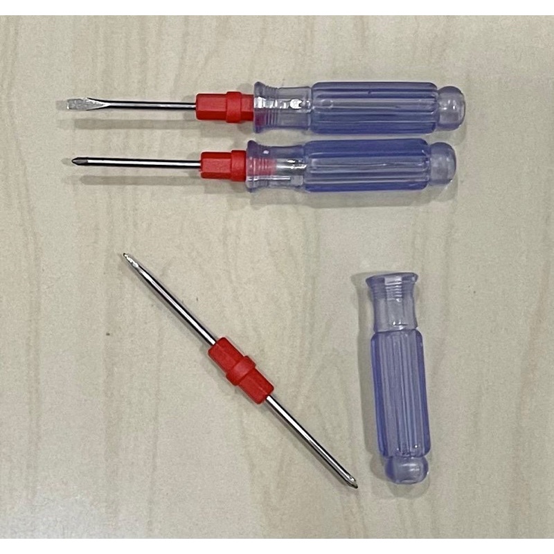 Obeng 2way 50 obeng cabut 5"inci obeng 2arah -/+ obeng bolak balik Obeng 2 cara