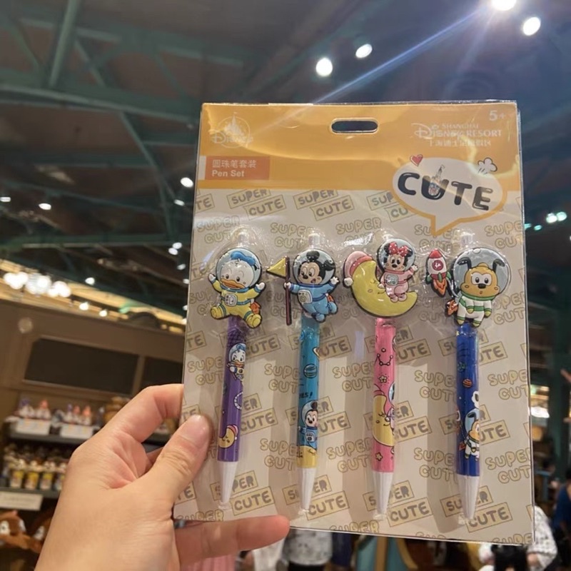 

Pen set isi 4pc original shanghai disney