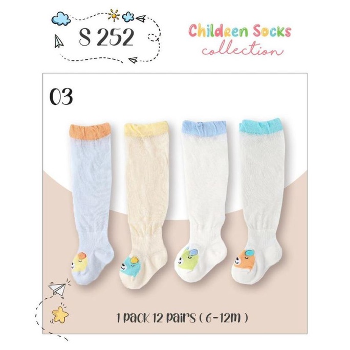 Kaos Kaki Bayi Anak Panjang Fashion Lucu Imut
