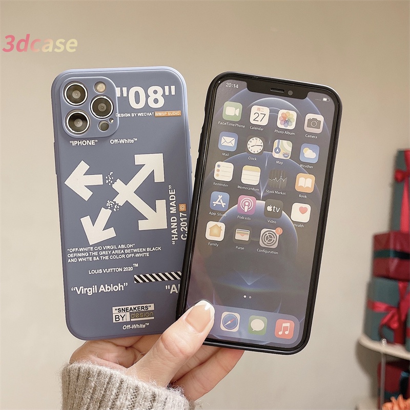 Case Xiaomi Redmi POCO C3 X3 NFC X3 PRO M3 Redmi 9 9C NFC 9A 9i 9T 9AT 9 PRO Power 10X POCO M2 PRO Redmi Note 9 8 10 10S 9 PRO MAX 9S A16 A7 A5S A15 Y12 Y20 The New Pretty Street Fashion Off White Silicone Case