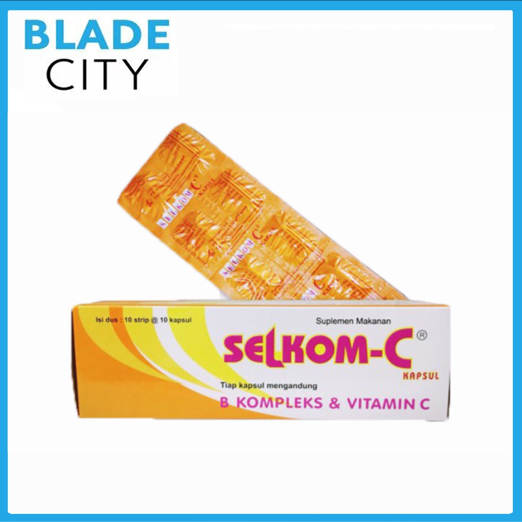 Vitamin Selkom C 1 Box (10 Strip) - Vitamin C / Multivitamins