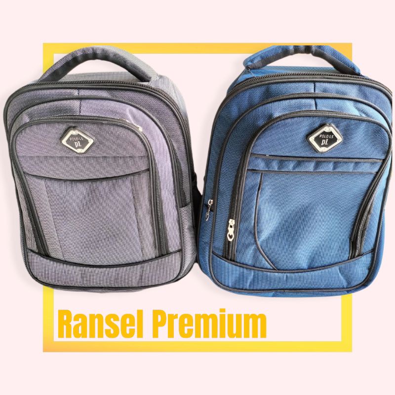 Tas Ransel Anak Sekolah SD SMP Laki Laki Cowok Kualitas Premium Tiga Ruang