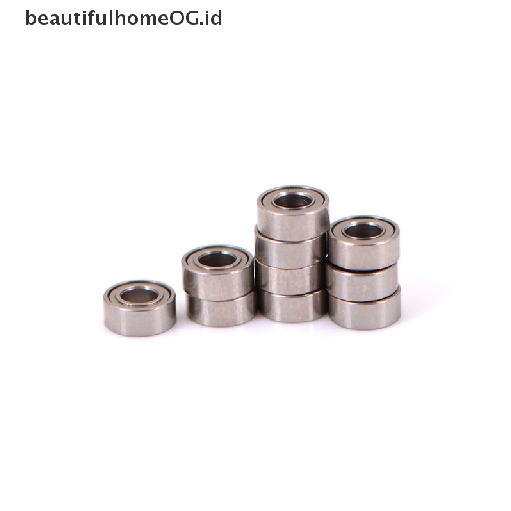 10pcs Bola bearing Mini Bahan Baja MR63ZZ 3x6 X 2.5mm