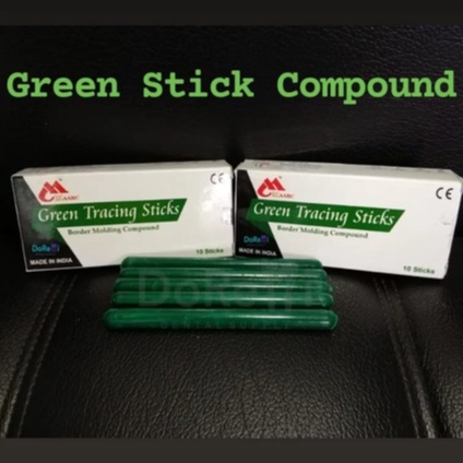 Green Stick Compound Dental Product / Green Stick / Green Stik Dental / Border Moalding (1 pcs).