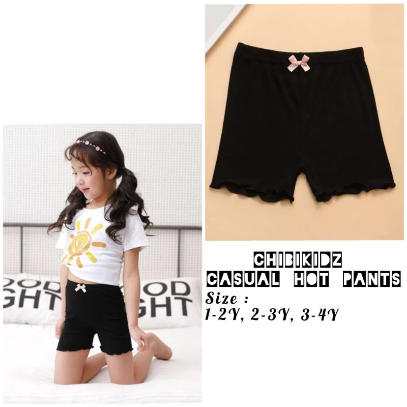 CHIBIKIDZ CASUAL HOT PANTS / HOT PANTS ANAK PEREMPUAN / HOT PANTS BAYI