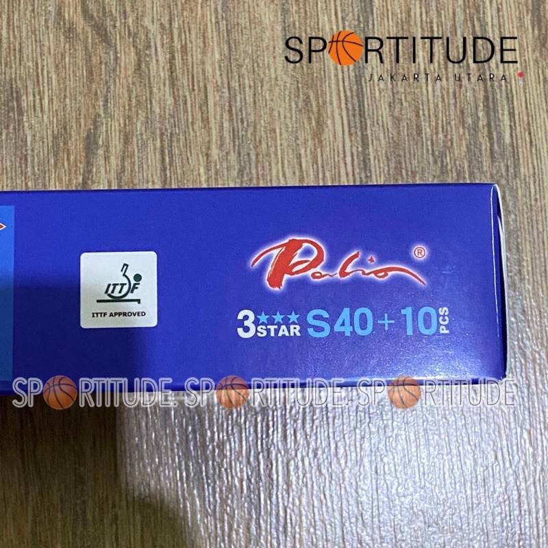 MN Bola Pingpong Palio Bola Tenis Meja Palio 3 star 40+ isi 10