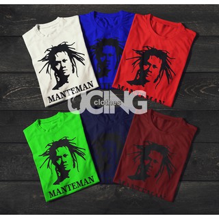 Kaos Baju  Reggae  Manteman Tony Q Rastafara Siluet Kaos 