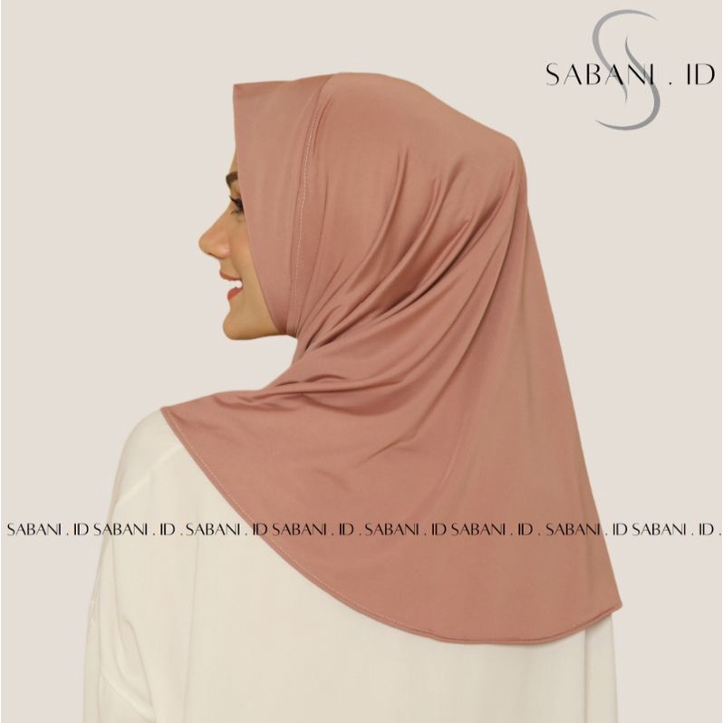 Hijab Sport Jersey Lubang Telinga | Hijab Sport New Normal Series | Hijab Instan |Hijab Olahraga | Kerudung Olahraga | Bergo Instan-6