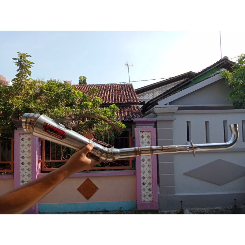 knalpot Cts Muffler Jupiter vega karisma Blade C70 Revo absolut Supra fit 125