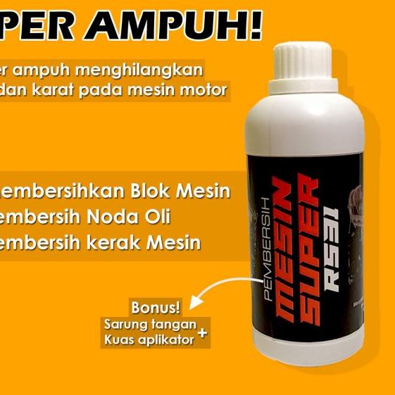 Pembersih Mesin Super RS31 | Penghilang Kerak Mobil, Pembersih Karat