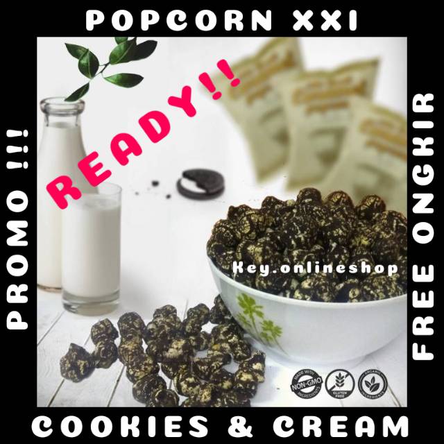 

Popcorn XXI The Real Caramel Cookies & Cream Popcorn The real caramel Popcorn XXi Pop Corn XXI The Real Caramel Pop Corn THE REAL POP CORN CARAMEL XXI POPCORN asin xxi Oreo cookies & cream sweet & spicy honey butter milk butter Oreo balado snack camilan