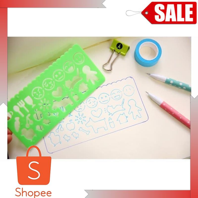

HOT SALEColor Ruler Drawing Template / Penggaris Warna dgn Cetakan Gambar