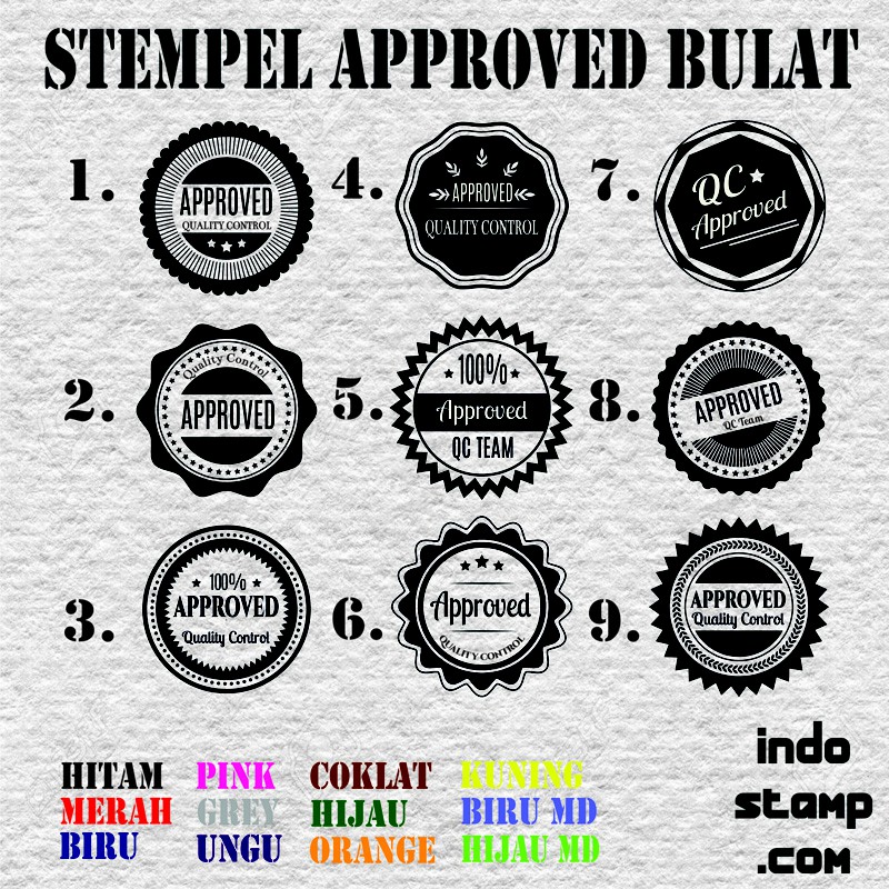 

stempel approved otomatis 35mm checked awet digital stamp grosir ecer