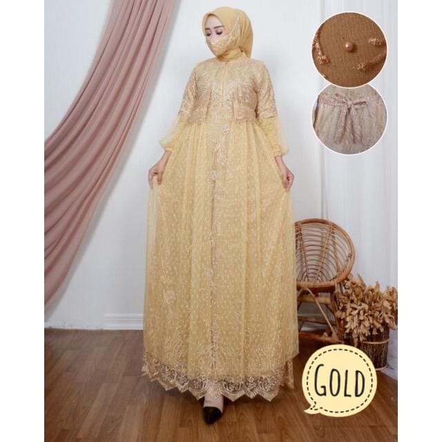BJ - MAXI VANESSA / GAMIS VANESA / GAMIS PESTA / GAMIS BRUKAT