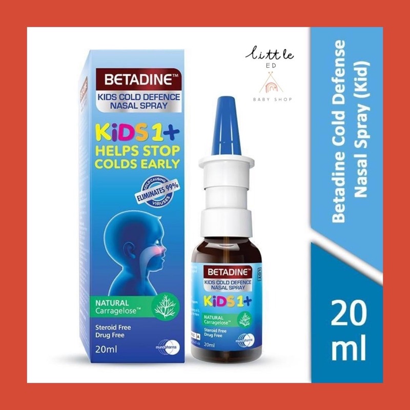 BETADINE Cold Defence Kids Nasal Spray untuk flu anak