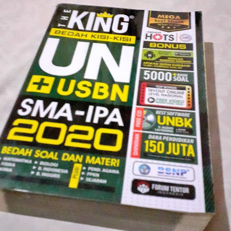 

JUAL MURAH BUKU THE KING UN+USBN SMA-IPA 2020