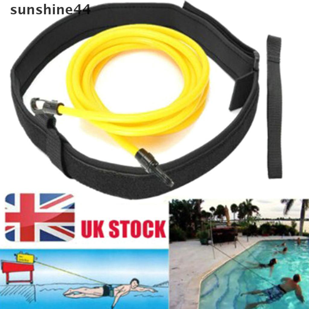 Sunshine Tali Resisten Elastis Adjustable Panjang 4m Untuk Latihan Berenang