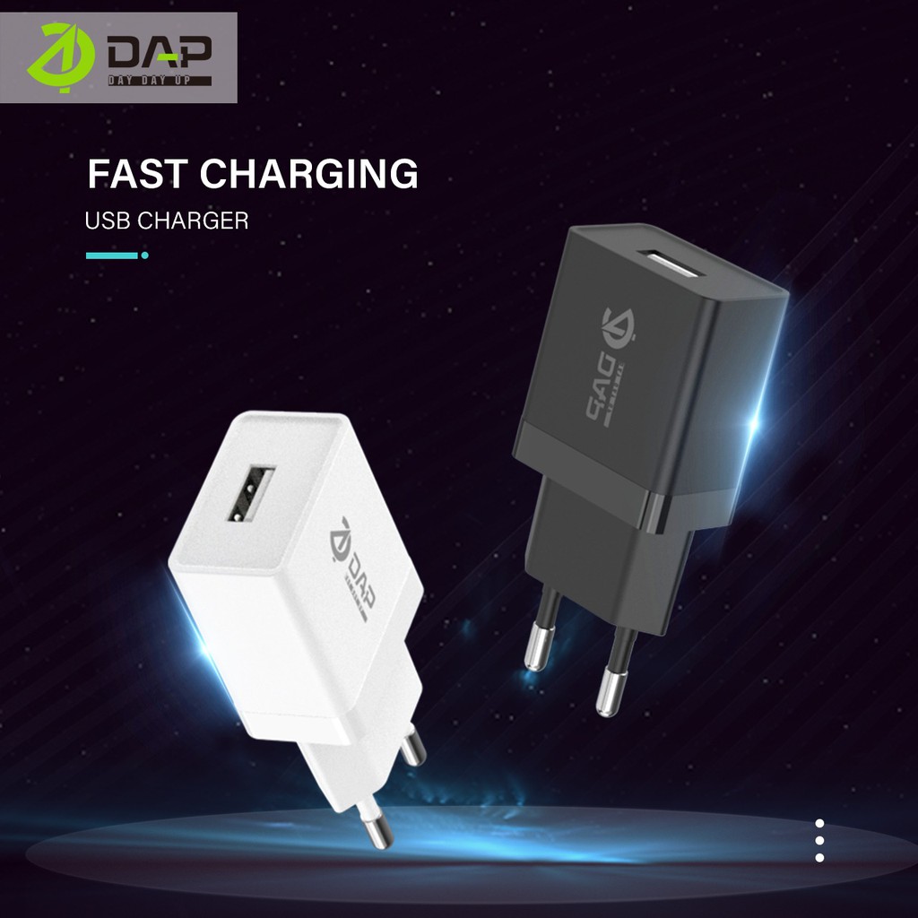 DAP D-AT6(N) Mini Travel Charger Single USB - 1 Toples 30 Pcs