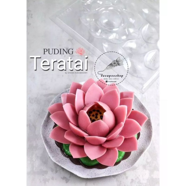 Cetakan Puding Teratai / Cetakan Puding Lotus / Cetakan Puding Plastik