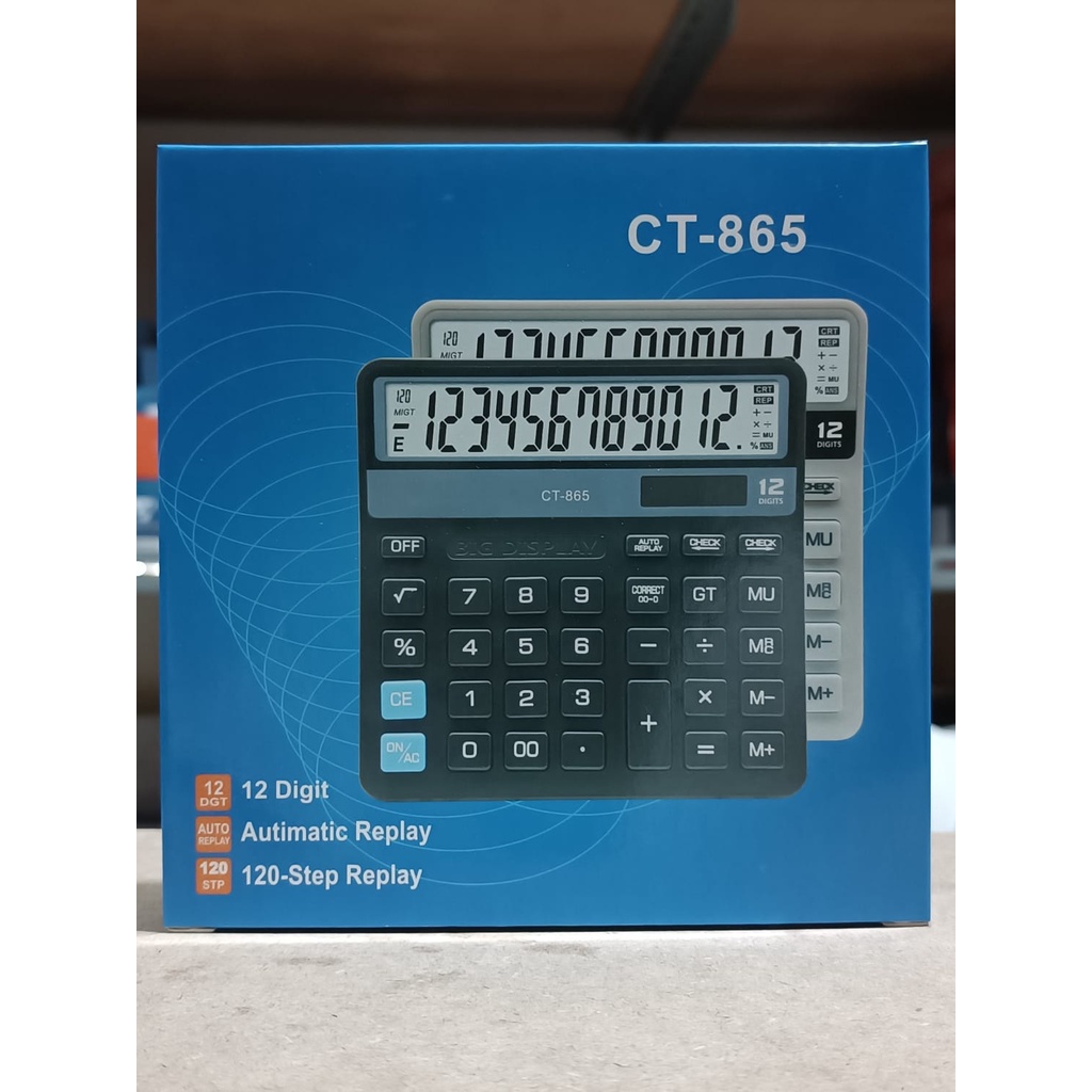 Kalkulator CITIZEN CT 865 calculator CT-865 kasir alat hitung menghitung