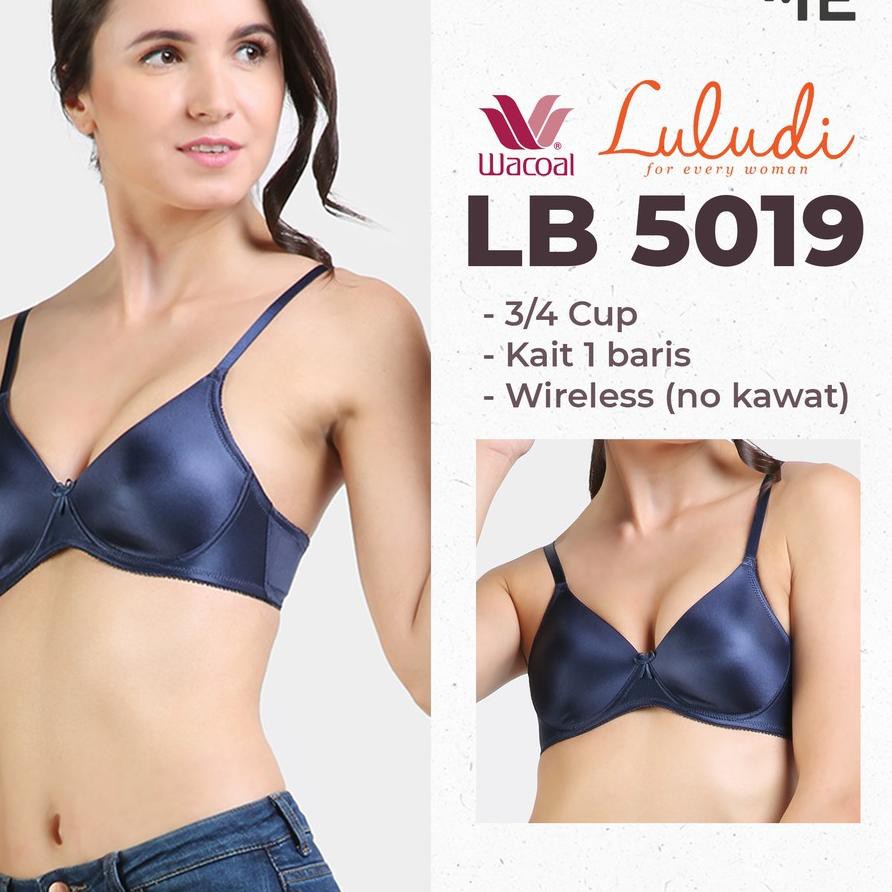 SGG-168 Luludi Basic Wireless 3/4 Cup Bra LB 5019 o((*▽))o