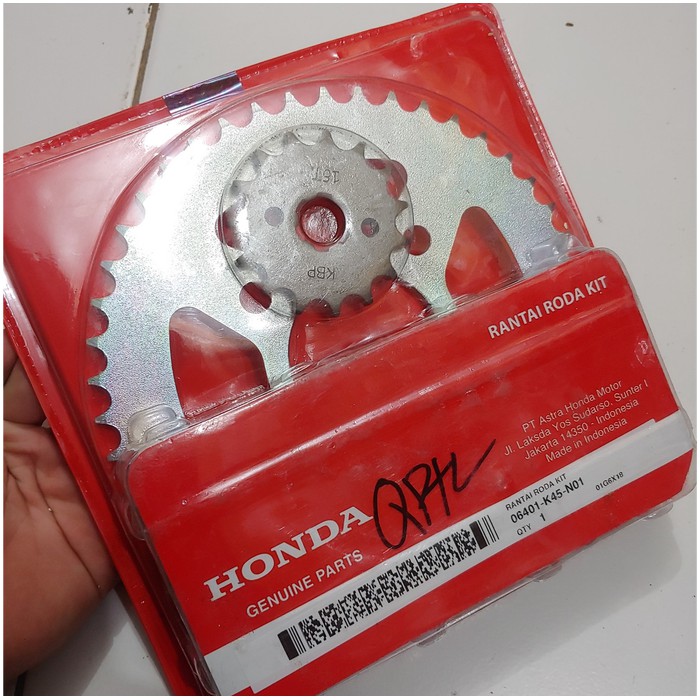 Gearset Girset Cbr150 Old Lokal Original Honda K45