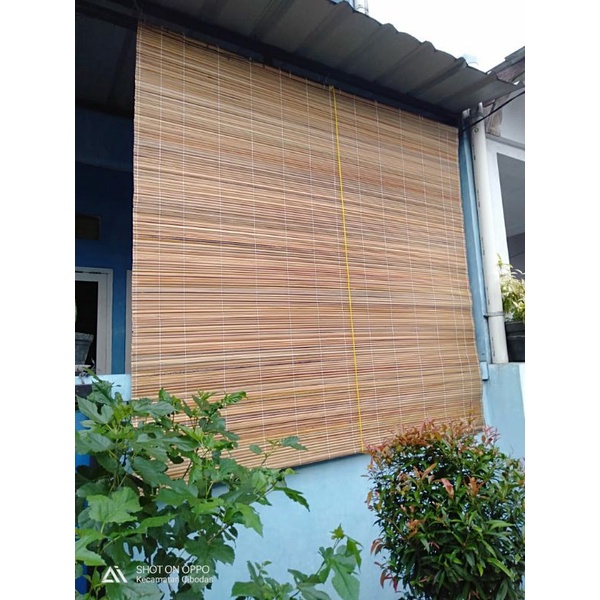 TIRAI KREY  ROTAN OUTDOOR INDOOR 2 M x 3M + katrol tali penggulung