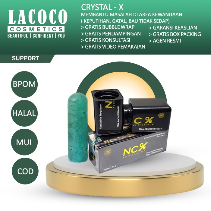 CRYSTAL X NASA Membantu Mengatasi Keputihan Pelancar Haid Cristal X Nasa Original Keristal X Kristal X NCX Asli