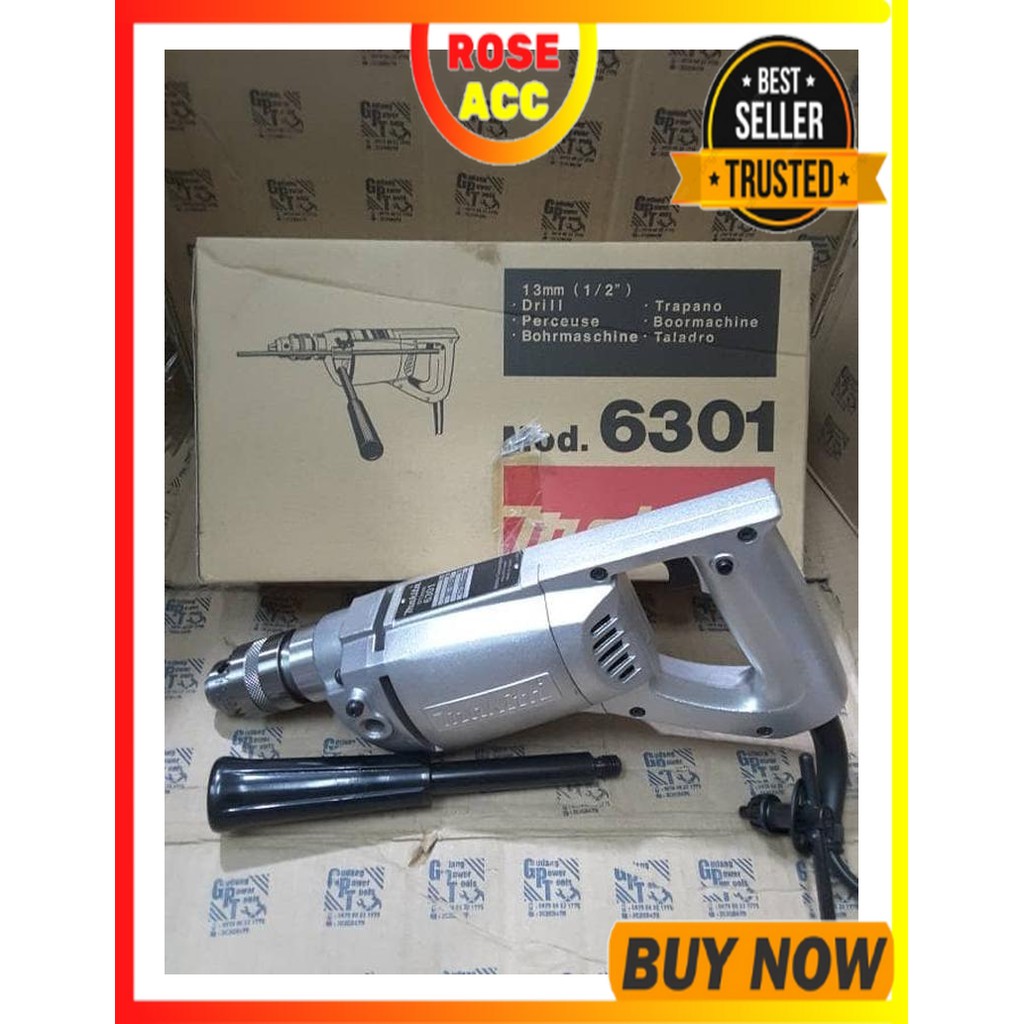 Jual Mesin Bor Besi Bor Tangan 13mm Makita 6301 Limited