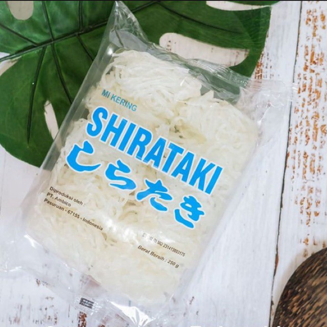 

Mie shirataki kering 250 gram / dry shirataki isi 10 keping