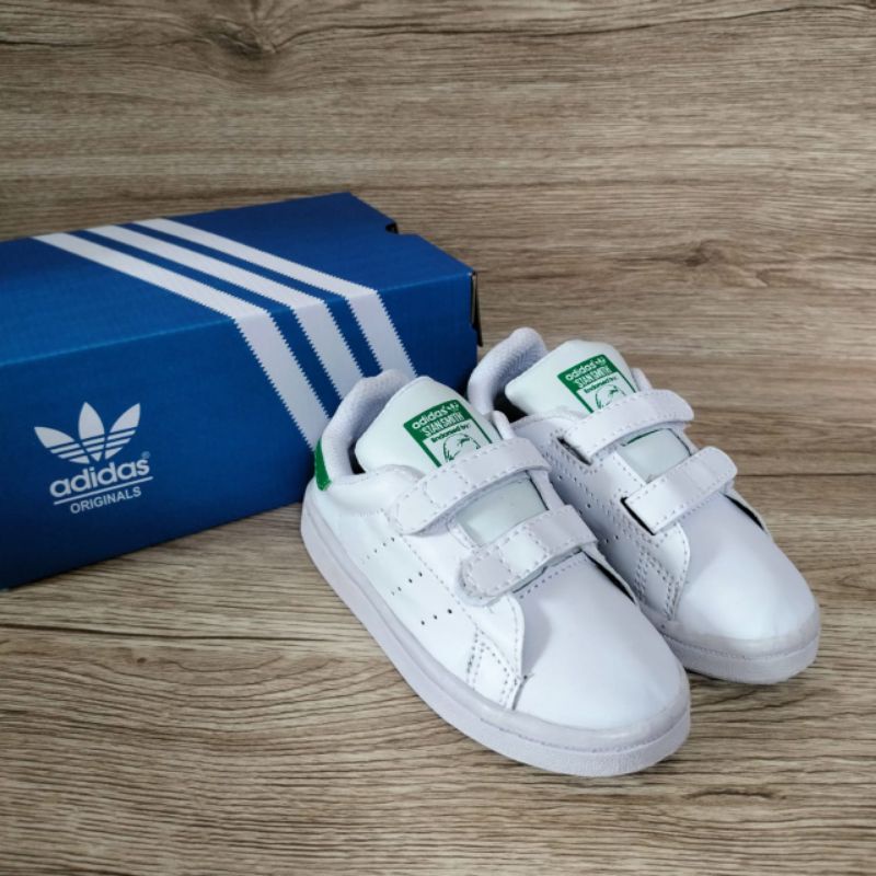 SEPATU ANAK ADIDAS STANSMITH VELCRO SEPATU PUTIH ANAK SEPATU ANAK LAKI LAKI PEREMPUAN