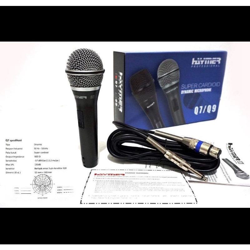 mic kabel Haymer Beta 58A Haymer Q7 original