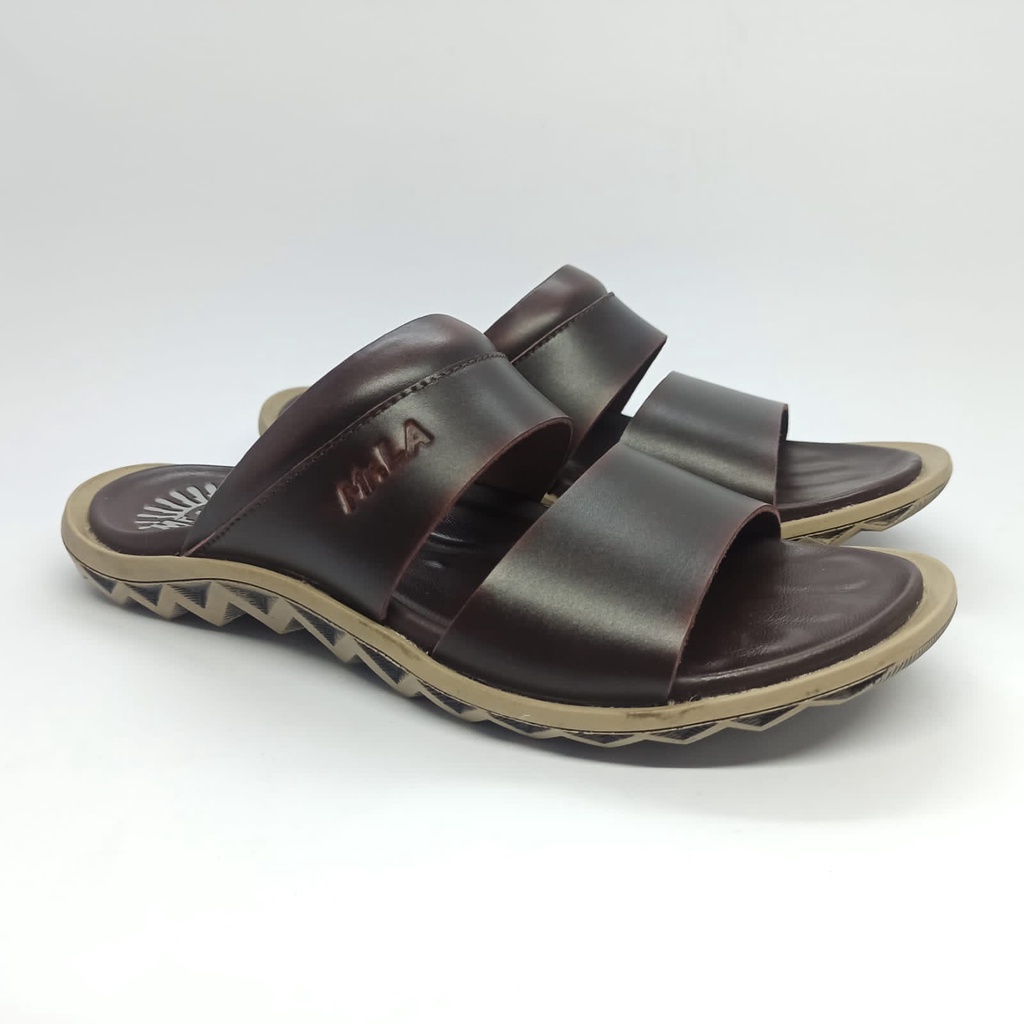 Sandal Casual Pria Kulit Mr. LA BN 702