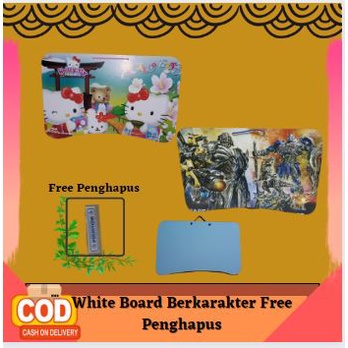 

Terbaru White Board Anak Berbagai Karakter/White Board Free Penghapus