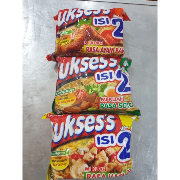 

MIE SUKSESS KUAH ISI 2 PER3 PCS